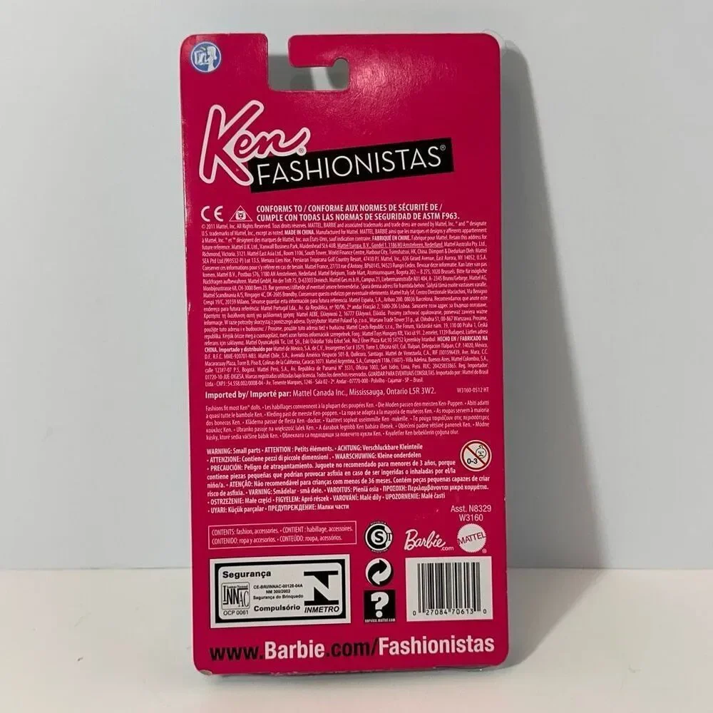 NEW 2011 Ken Fashionistas Casual Wear Clothes Outfit / Barbie